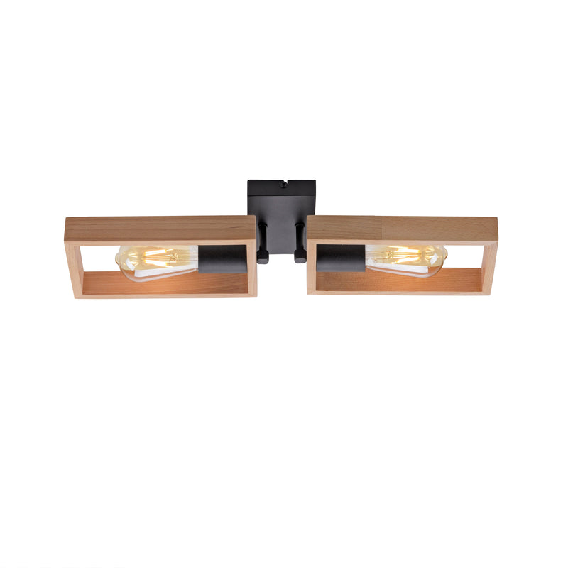 Plafoniera Paul Neuhaus FRANKY 2xE27 Negru
