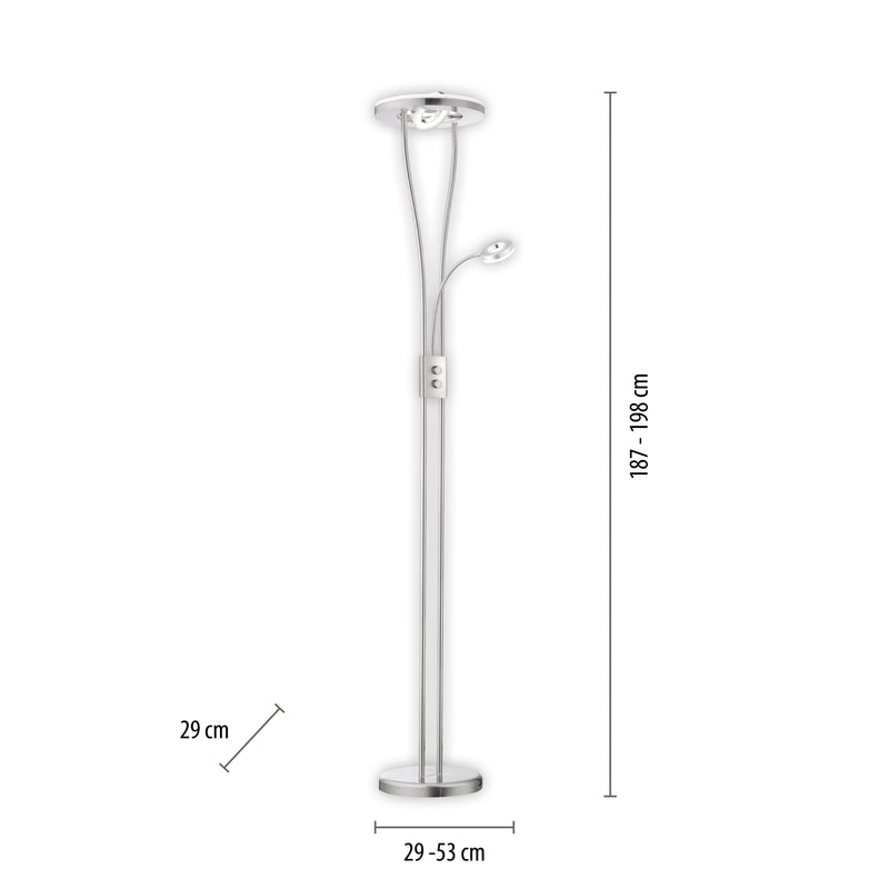 Lampadar Paul Neuhaus HELIA 3xLED Otel