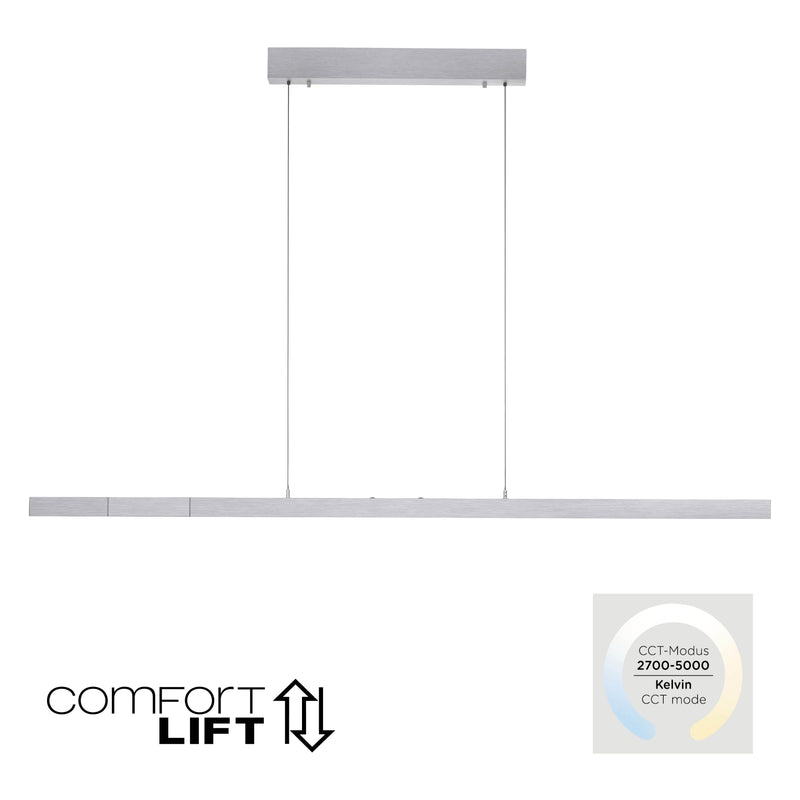 Lustra Paul Neuhaus ADRIANA COMFORT LIFT LED Argintiu