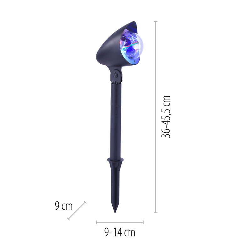 Lampa Exterior Paul Neuhaus DISCO LED Negru