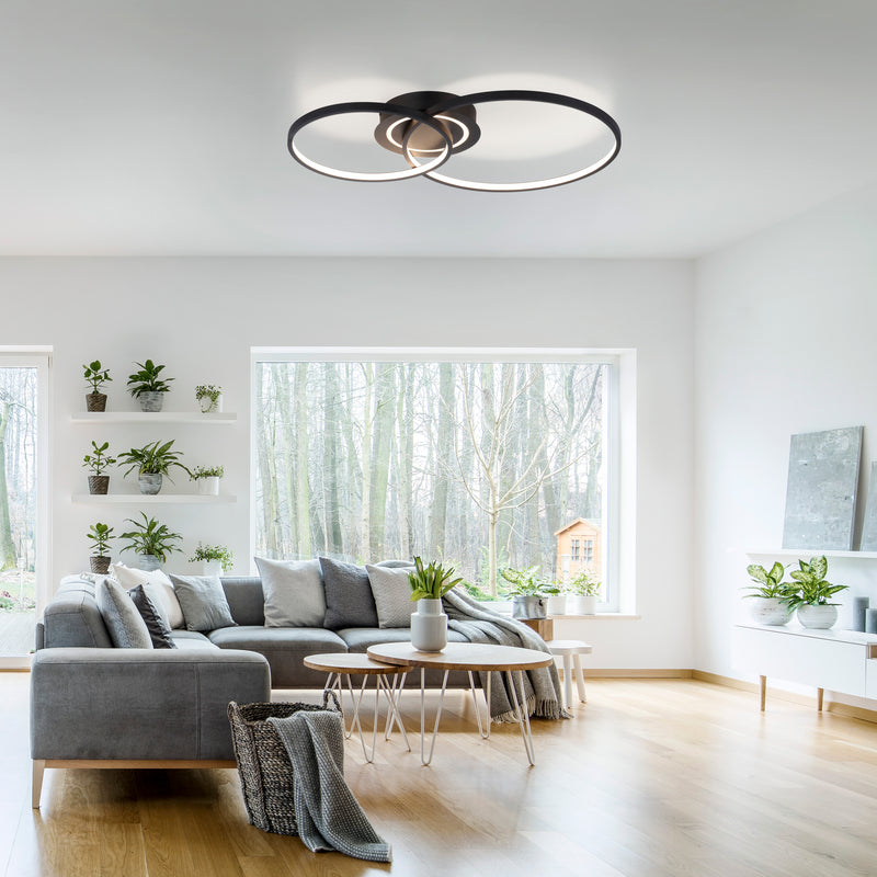 Plafoniera Paul Neuhaus ASMINA 3xLED Negru
