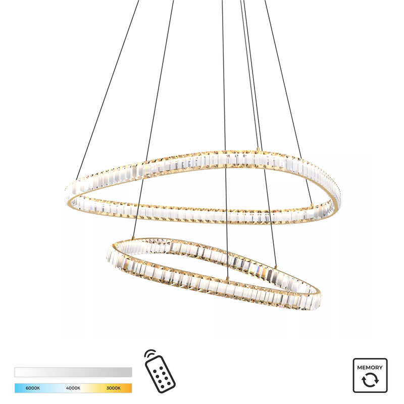 Lustra Zuma Line ATHESA LED Auriu