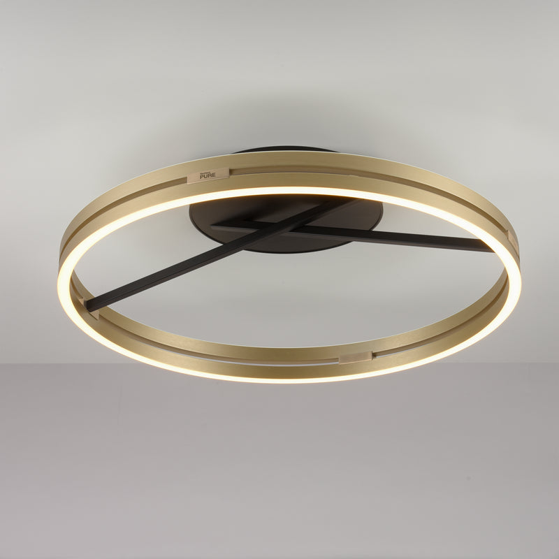 Plafoniera Paul Neuhaus PURE LOOP 2xLED Negru