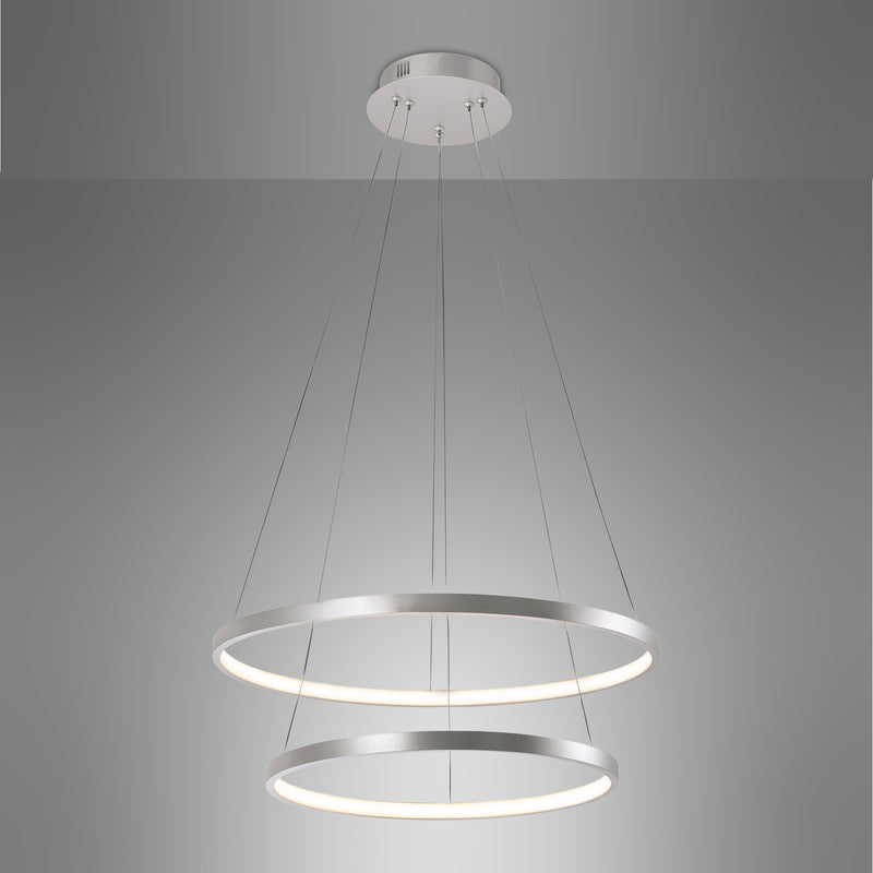 Lustra Paul Neuhaus CIRCLE 2xLED Argintiu