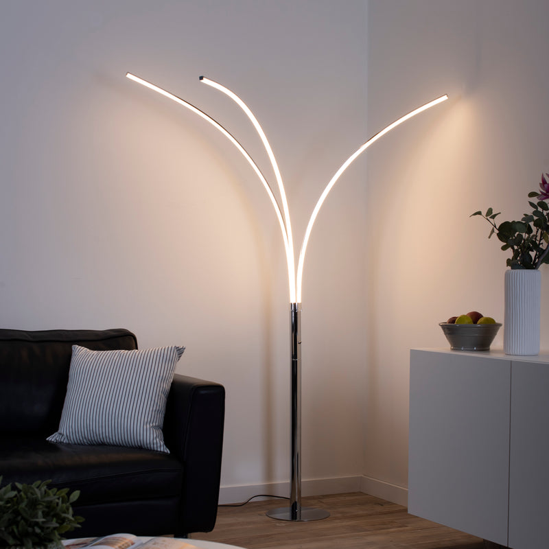 Lampadar Paul Neuhaus MAJA 3xLED Crom