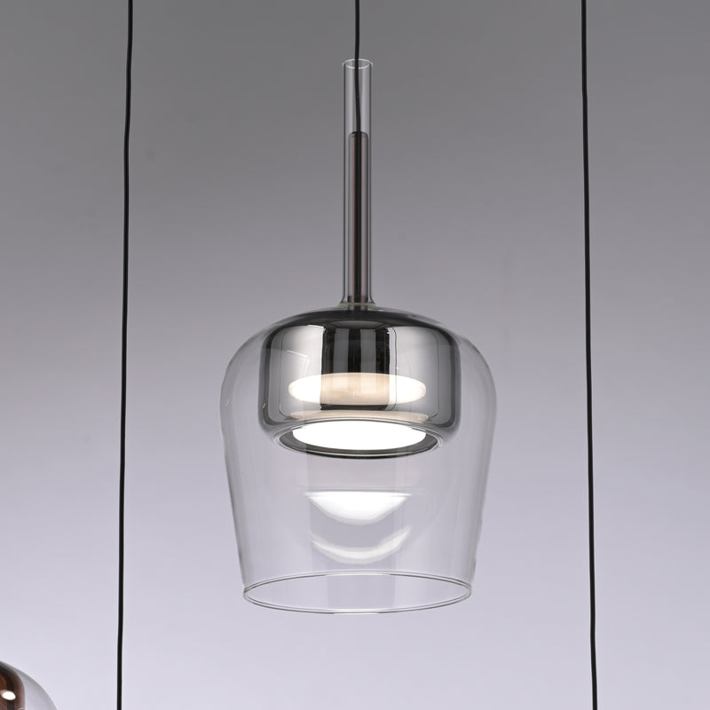Lustra Paul Neuhaus Q-KON LED Argintiu