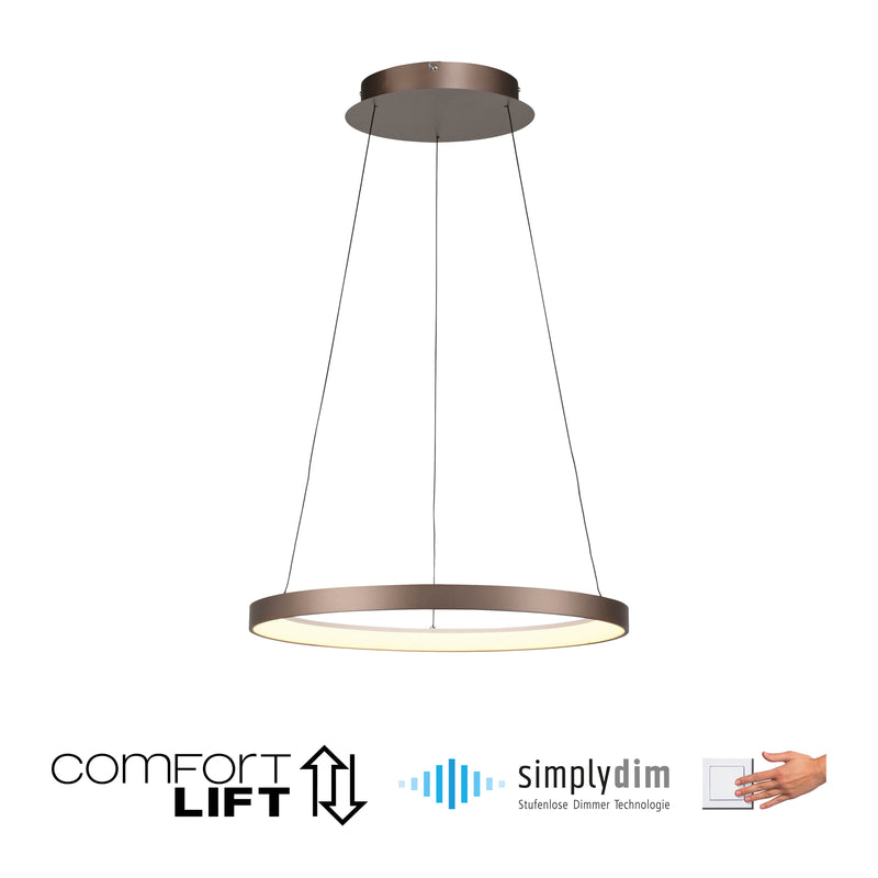Lustra Paul Neuhaus HOOP LED Cafeniu