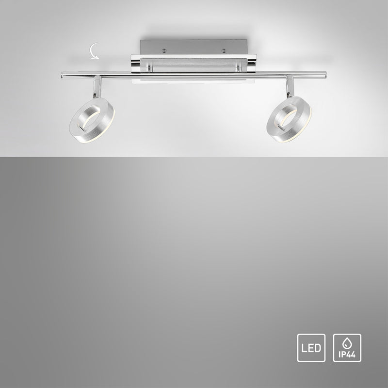 Plafoniera Paul Neuhaus SILEDA 2xLED Aluminiu
