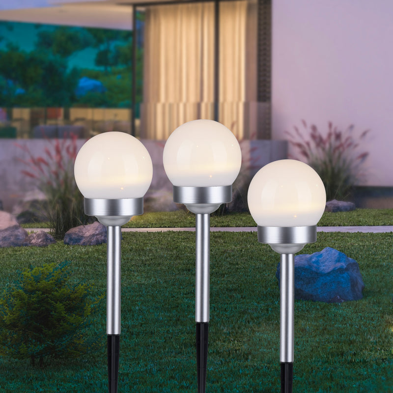 Lampa Exterior Paul Neuhaus PILO-SOL LED Alb