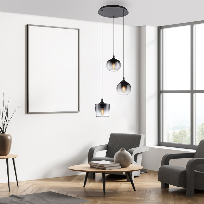 Lustra Paul Neuhaus ZEA 3xE14 Negru
