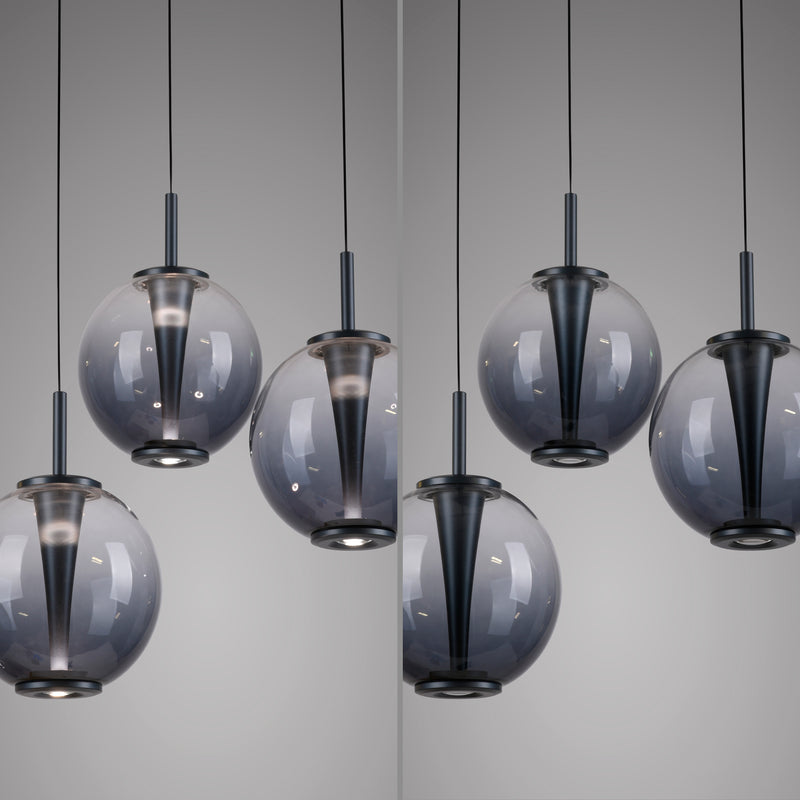 Lustra Paul Neuhaus PURE E-INFINITY 3xLED Gri