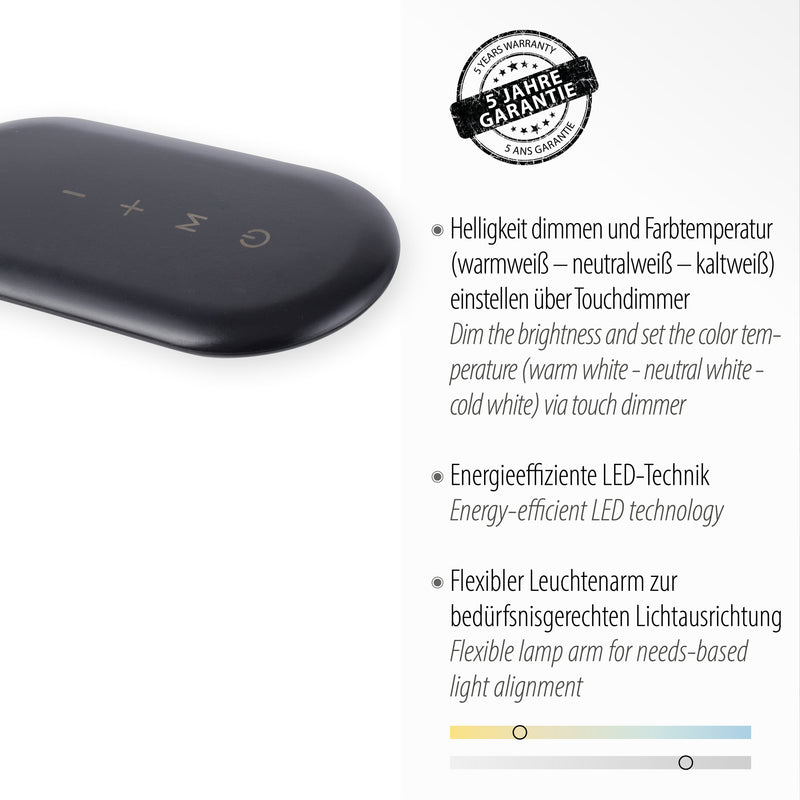 Veioza Paul Neuhaus KELLY LED Negru