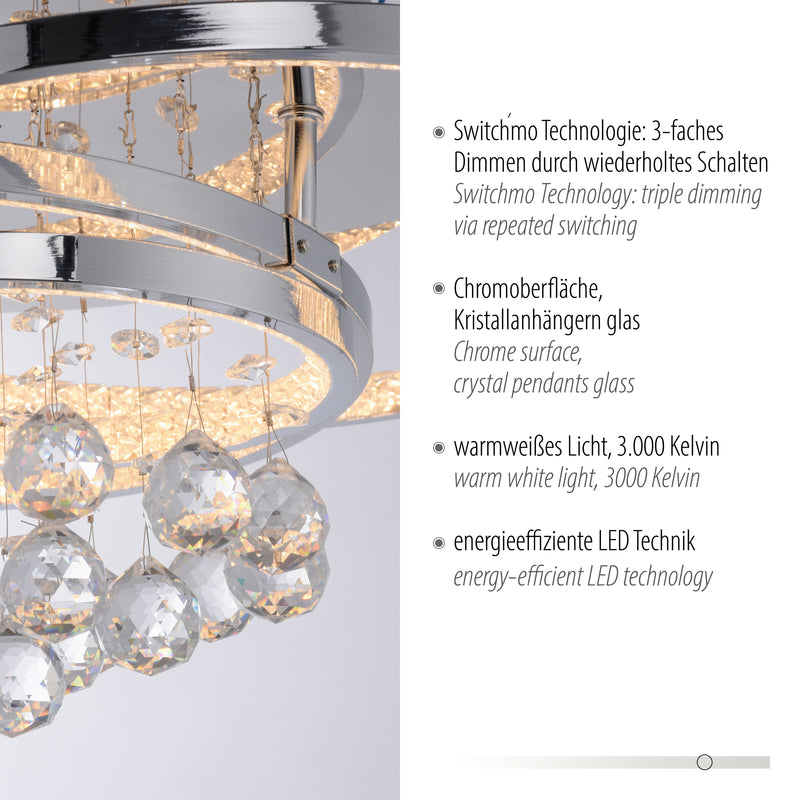 Plafoniera Paul Neuhaus ROTAZO LED Crom