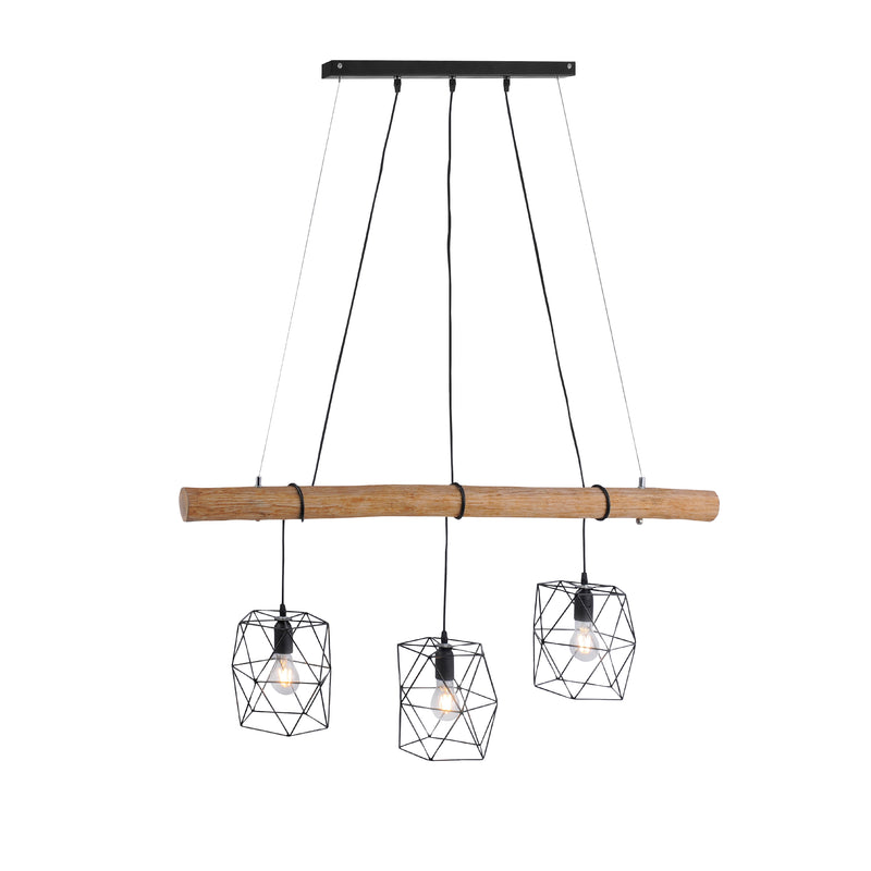 Lustra Paul Neuhaus EDGAR 3xE27 Negru