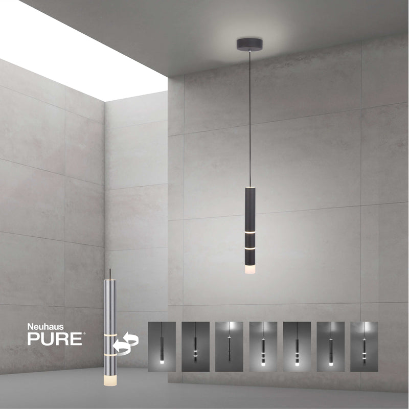 Lustra Paul Neuhaus PURE-VEGA 4xLED Negru