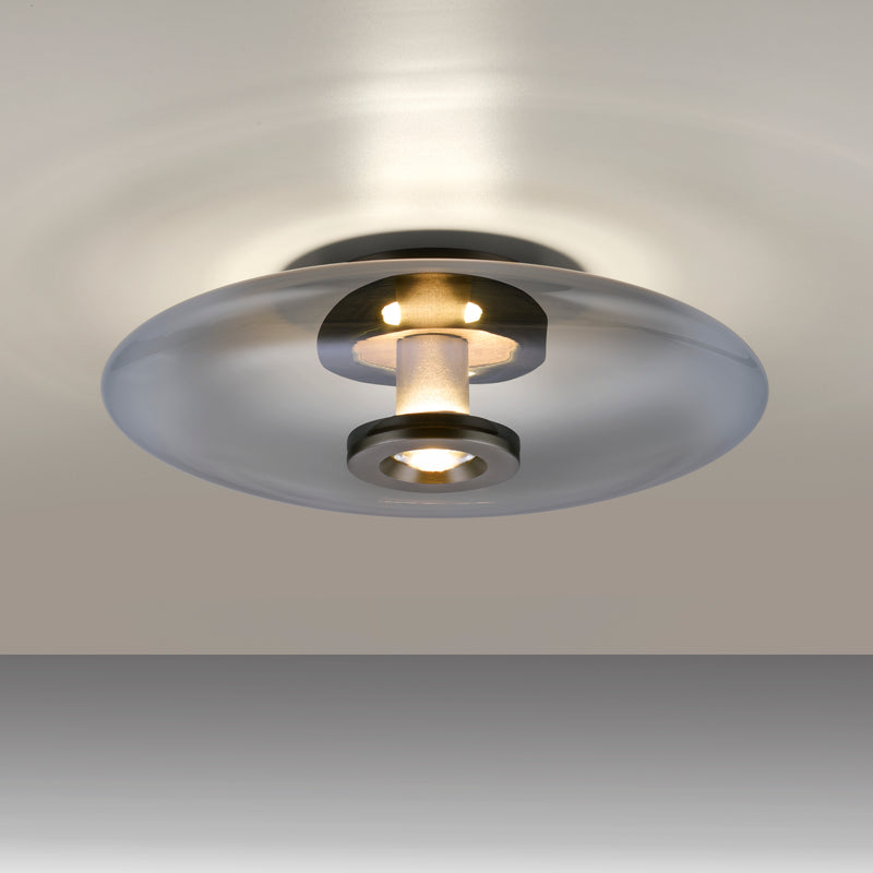 Plafoniera Paul Neuhaus PURE VITRUM 2xLED Gri