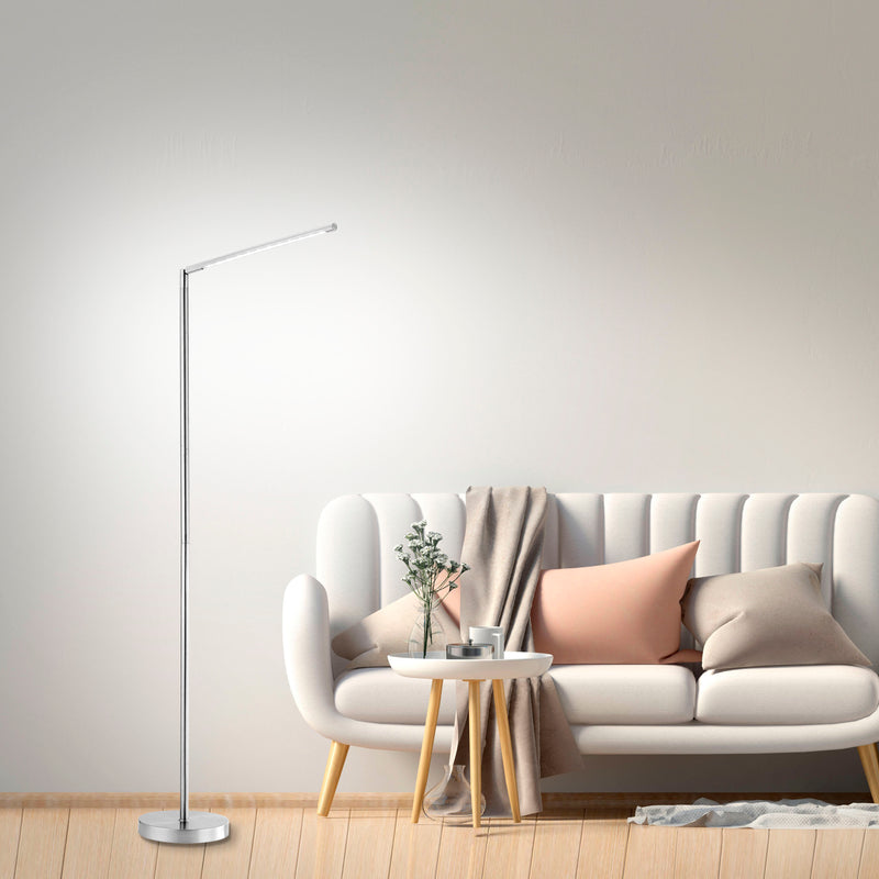 Lampadar Paul Neuhaus DAWDA LED Argintiu