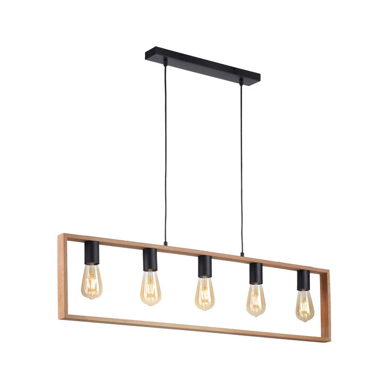Lustra Paul Neuhaus FRANKY 5xE27 Negru