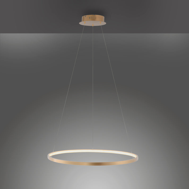 Lustra Paul Neuhaus CIRCLE LED Auriu