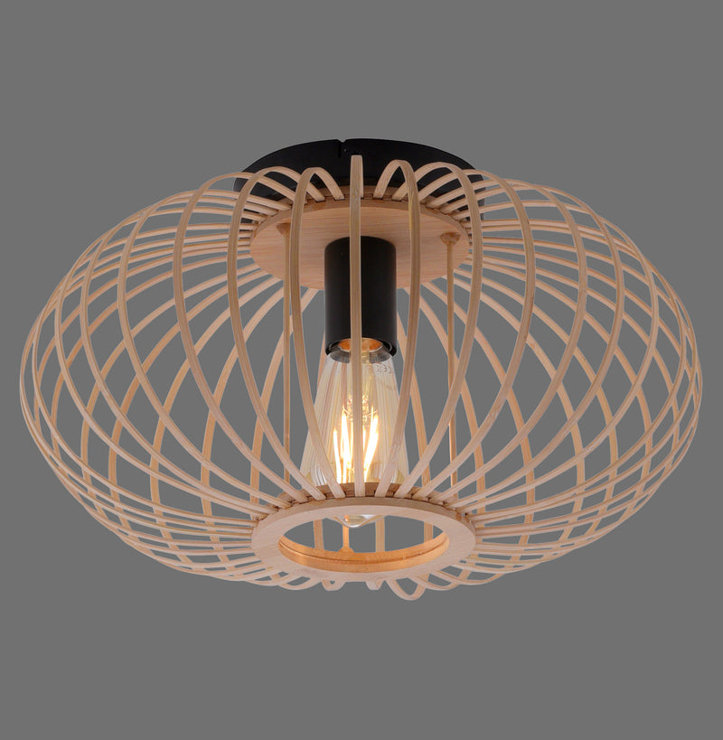 Plafoniera Zuma Line RACOON 1xE27 Lemn Natural