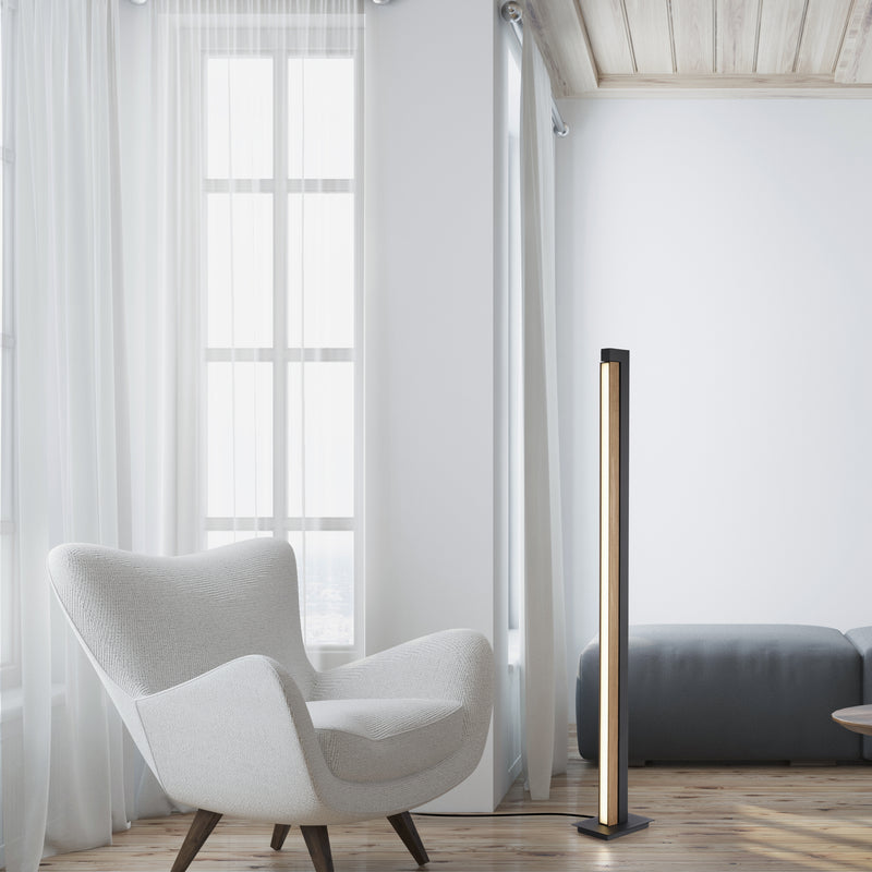 Lampadar Paul Neuhaus PURE-LINES LED Lemn