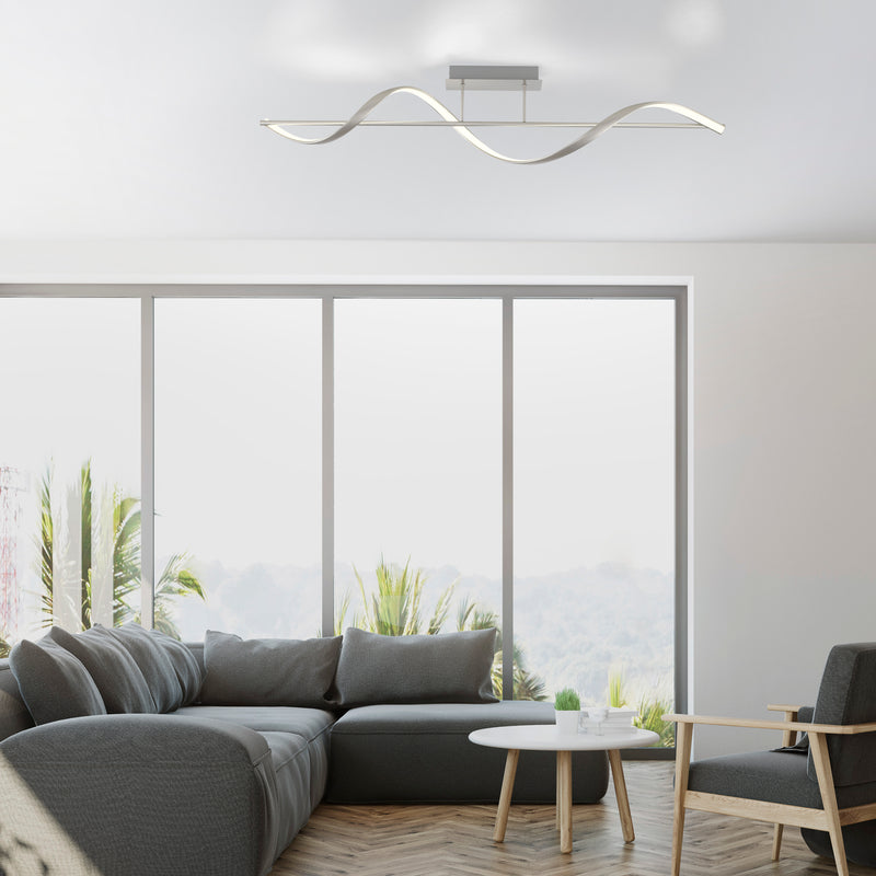 Plafoniera Paul Neuhaus Q-SWING LED Argintiu