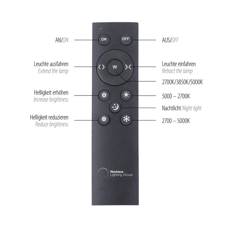 Lustra Paul Neuhaus PURE-MOTO 3xLED Aluminiu