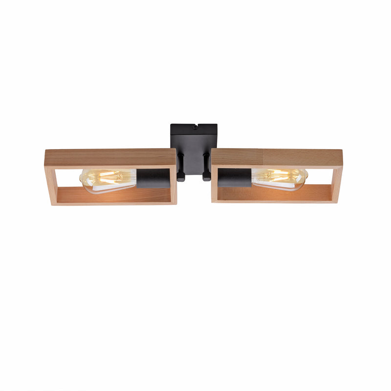 Plafoniera Paul Neuhaus FRANKY 2xE27 Negru