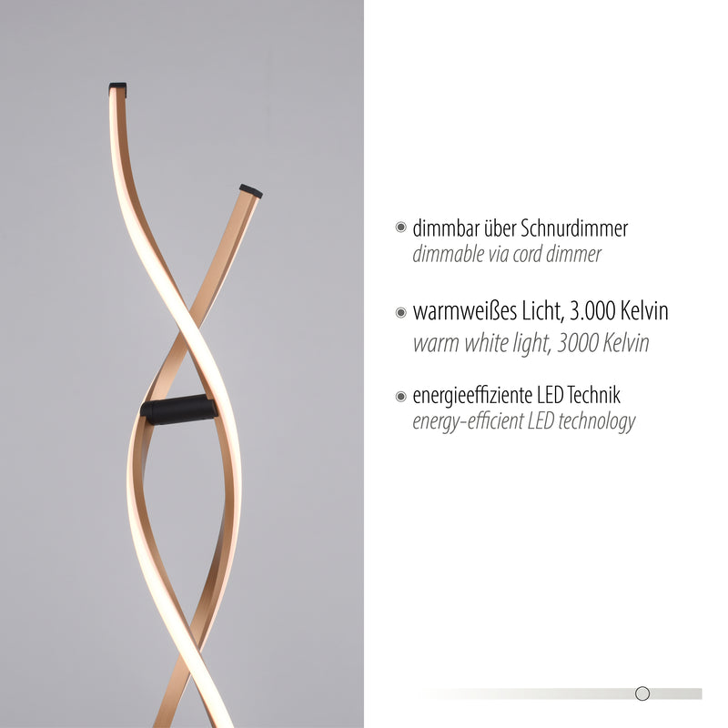 Lampadar Paul Neuhaus POLINA LED Auriu