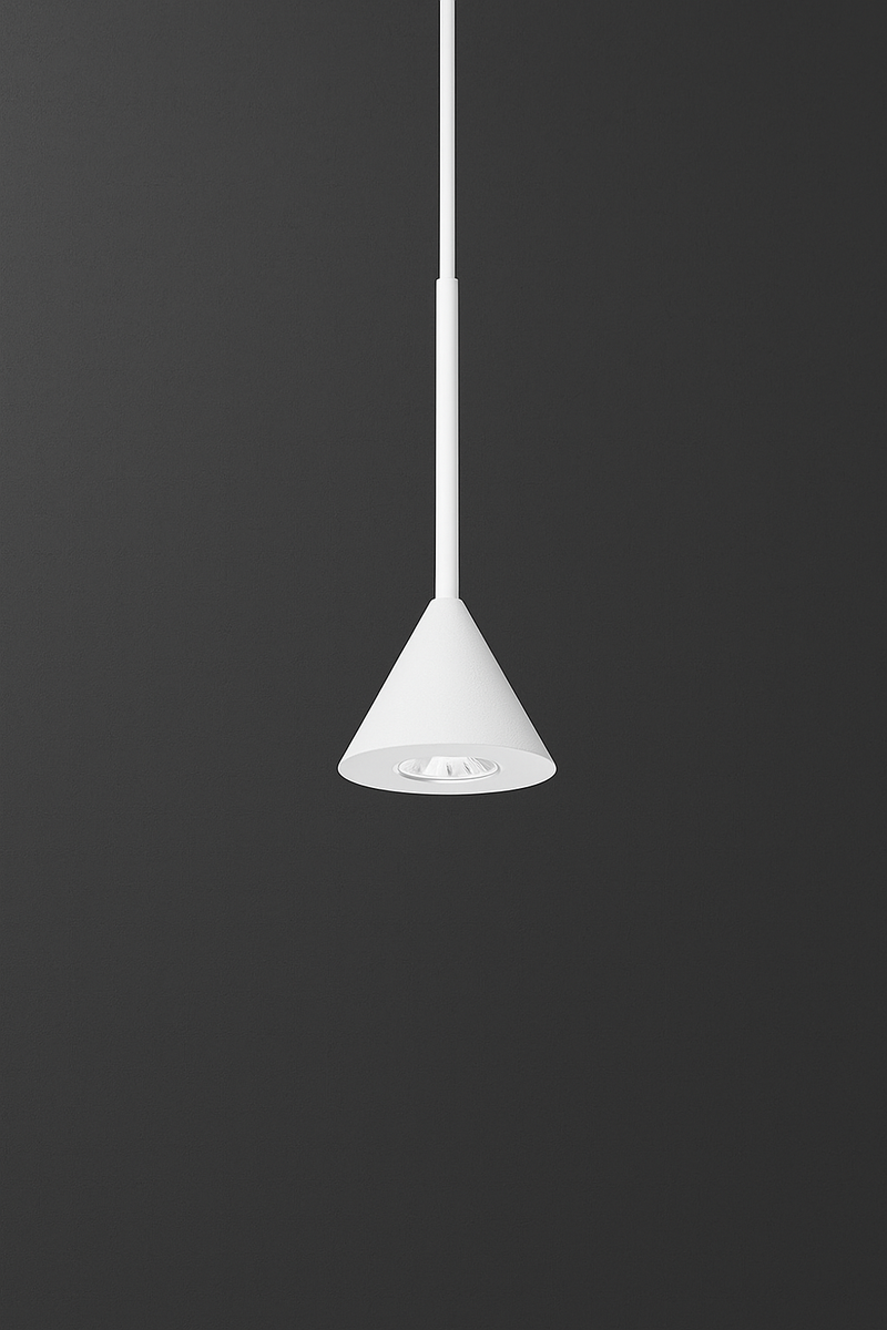 Lustra ARCHIMEDE Ideal Lux, LED 4W, Cono, Alb