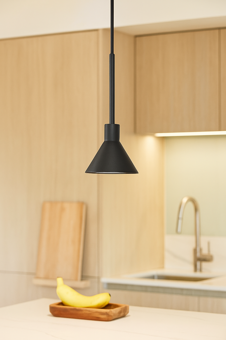 Lustra ARCHIMEDE Ideal Lux, LED 4W, Cono, Negru