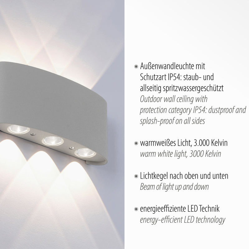 Aplica Paul Neuhaus CARLO 6xLED Argintiu