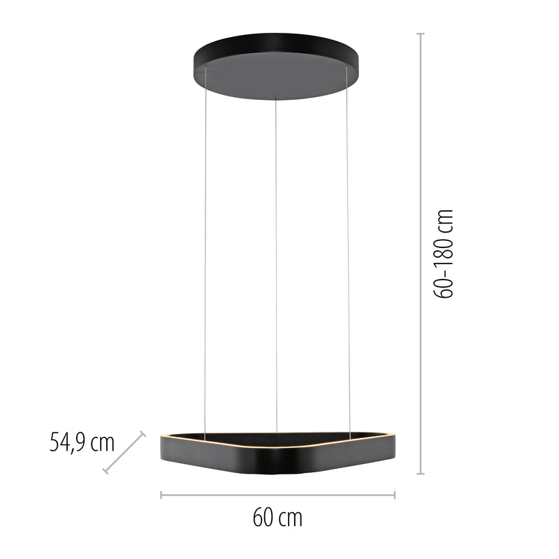 Lustra Zuma Line Q-STRETTO 2xLED Negru