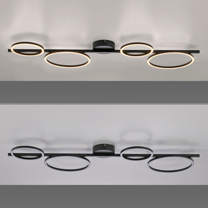 Plafoniera Paul Neuhaus MINI RITUS 4xLED Negru