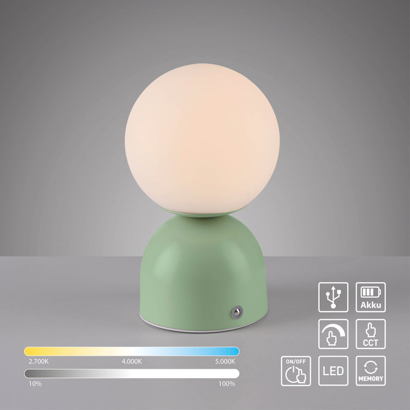 Veioza Paul Neuhaus RUDI LED Verde