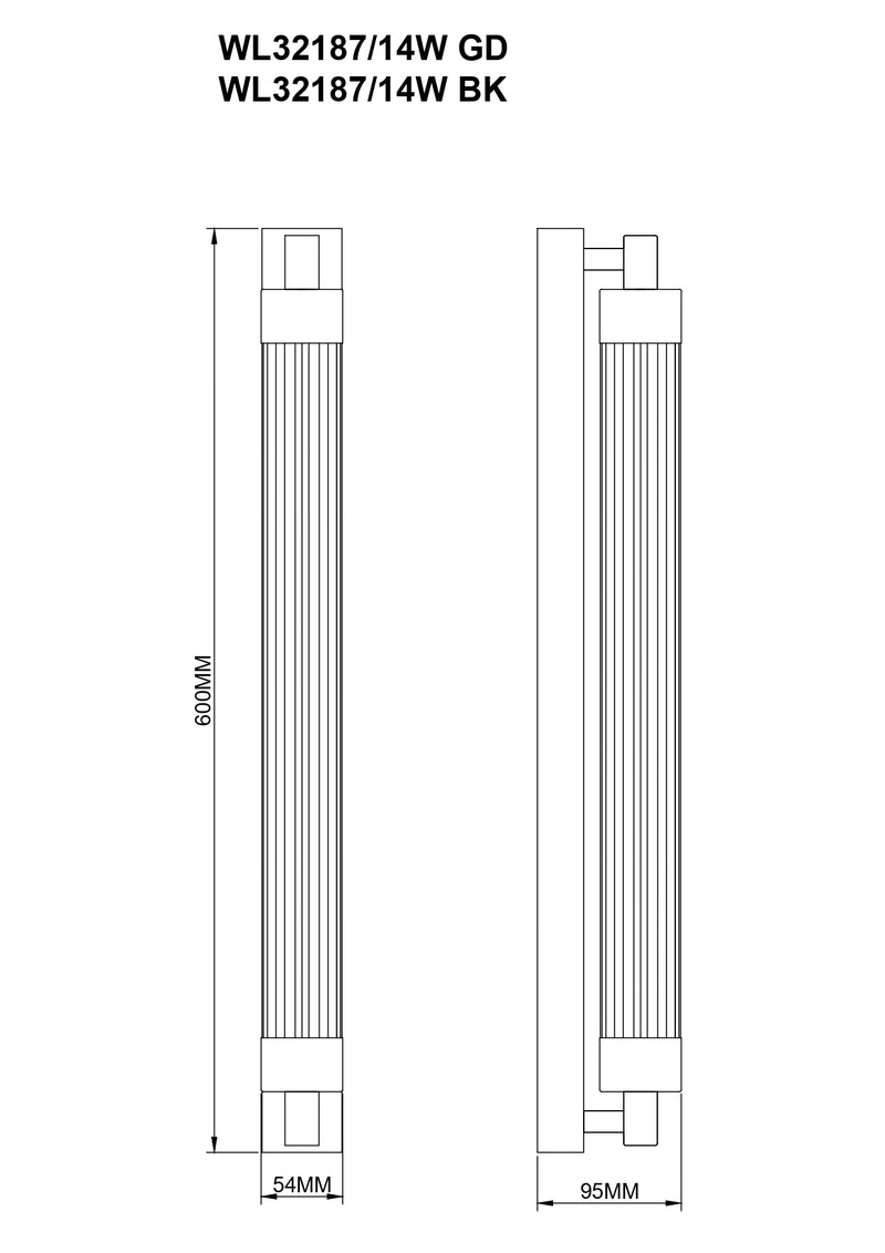 Aplica Zuma Line KALIA LED Negru Mat