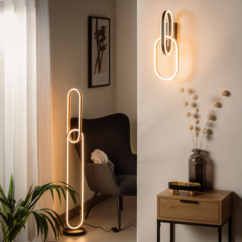 Lampadar Zuma Line RAVON 2xLED Auriu