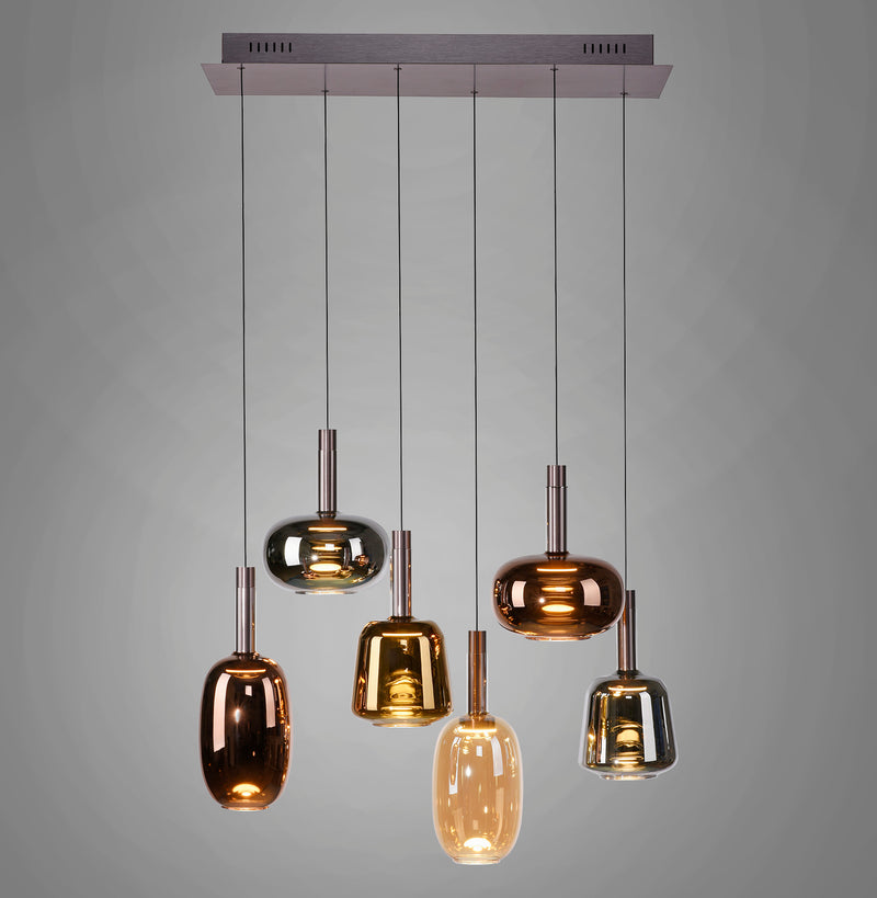 Lustra Paul Neuhaus IRIDES 6xLED Multicolor