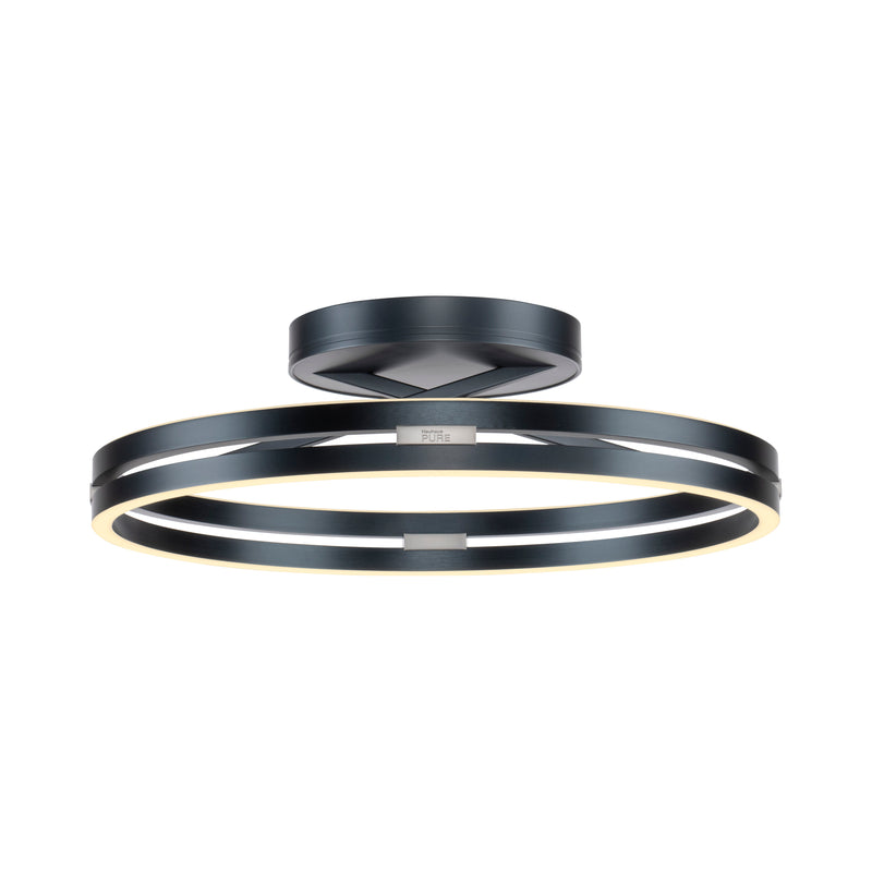 Plafoniera Paul Neuhaus PURE LOOP 2xLED Gri
