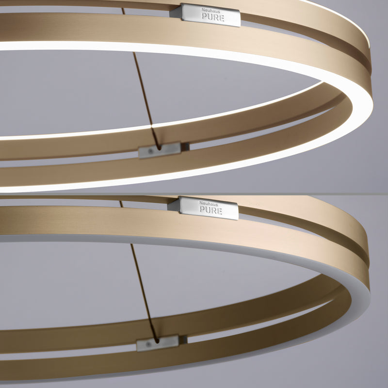 Lustra Paul Neuhaus PUREE-LOOP 2xLED Alama Mat