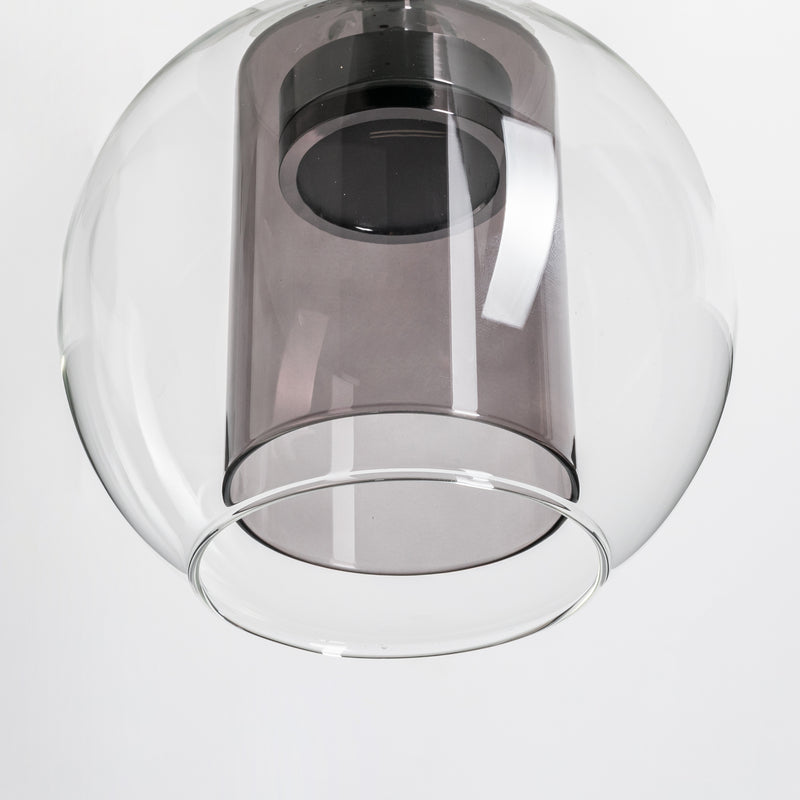 Lustra Zuma Line TAGNA LED Negru Smoky