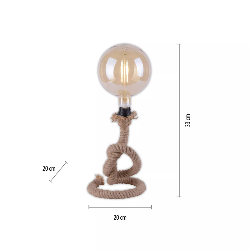 Veioza Paul Neuhaus ROPE 1xE27 Negru