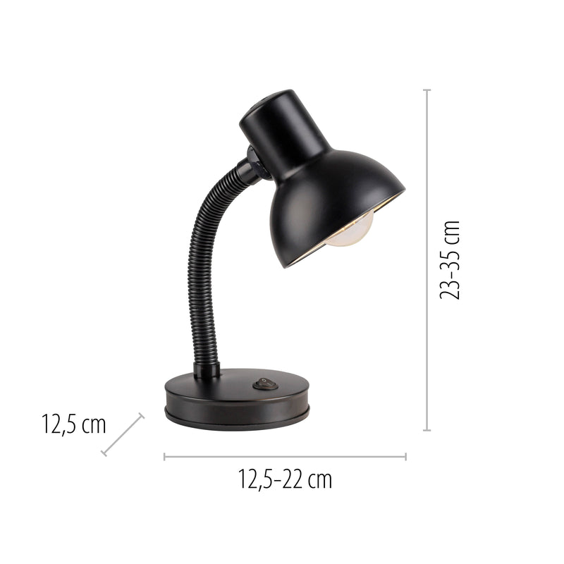 Veioza Paul Neuhaus FLEXI 1xE27 Negru