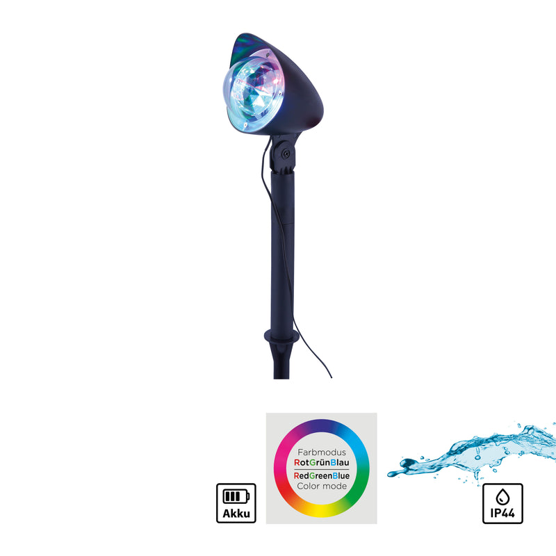 Lampa Exterior Paul Neuhaus DISCO LED Negru