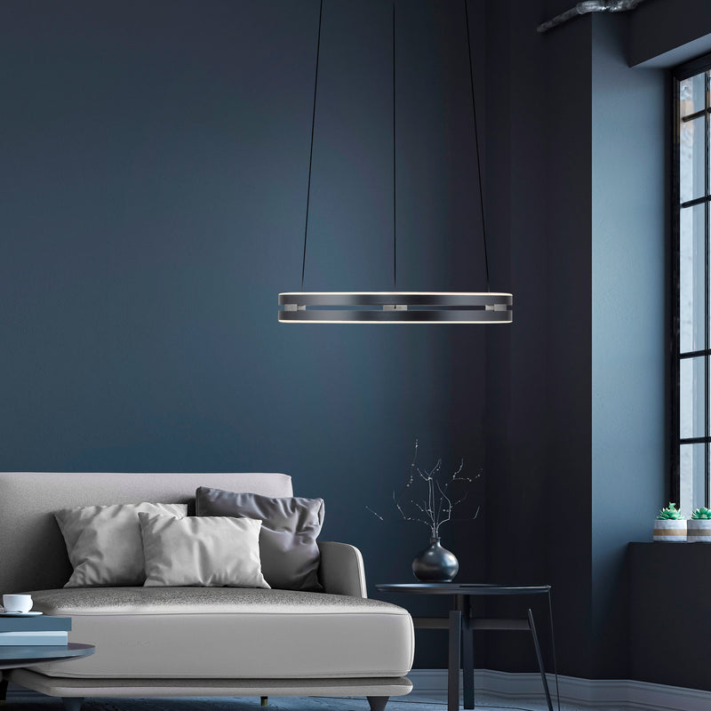 Lustra Paul Neuhaus PURE E-LOOP 2xLED Gri