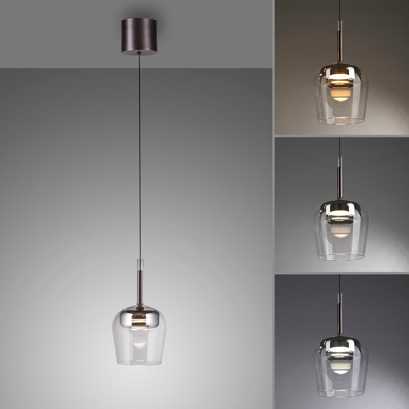 Lustra Paul Neuhaus Q-KON LED Argintiu
