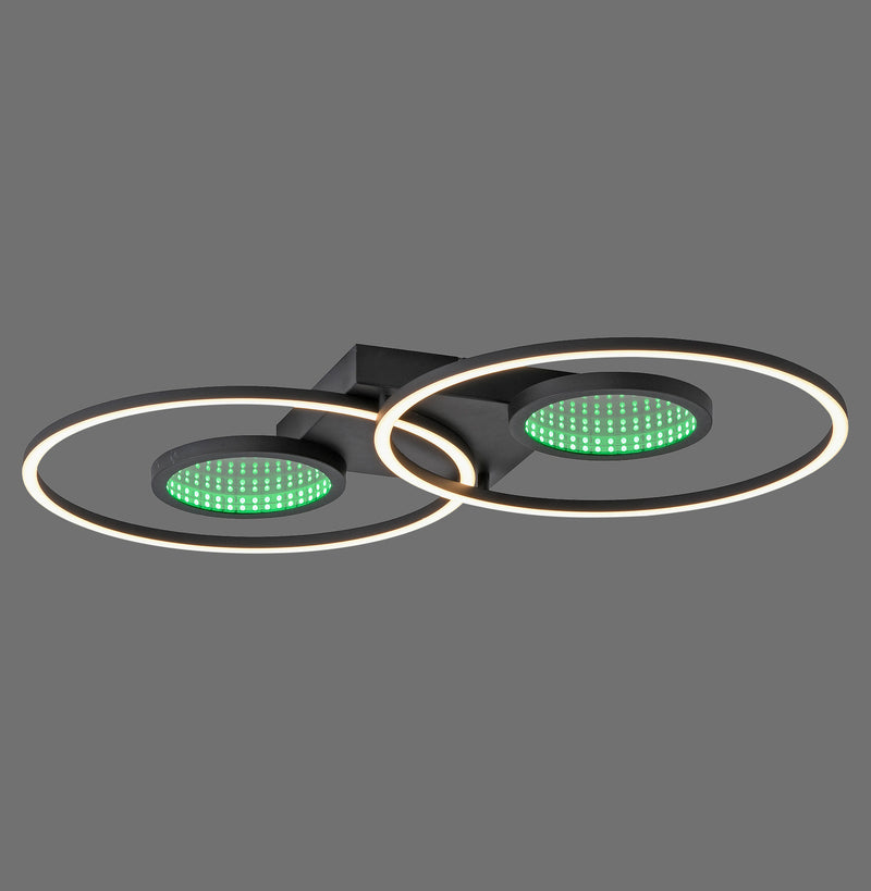 Plafoniera Paul Neuhaus TUNEL 4xLED Negru