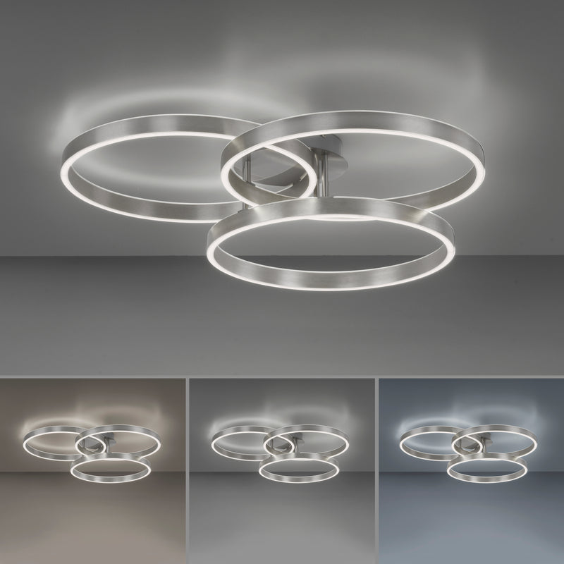 Plafoniera Paul Neuhaus PAAN 2xLED Argintiu