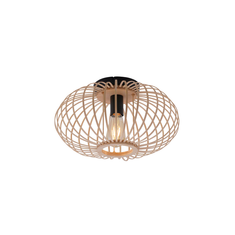Plafoniera Zuma Line RACOON 1xE27 Lemn Natural
