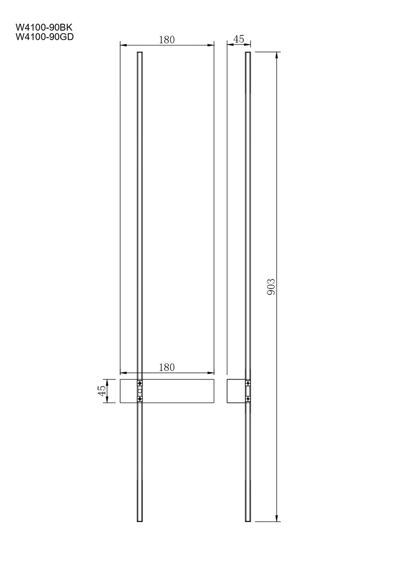 Aplica Zuma Line ARCO LED Negru